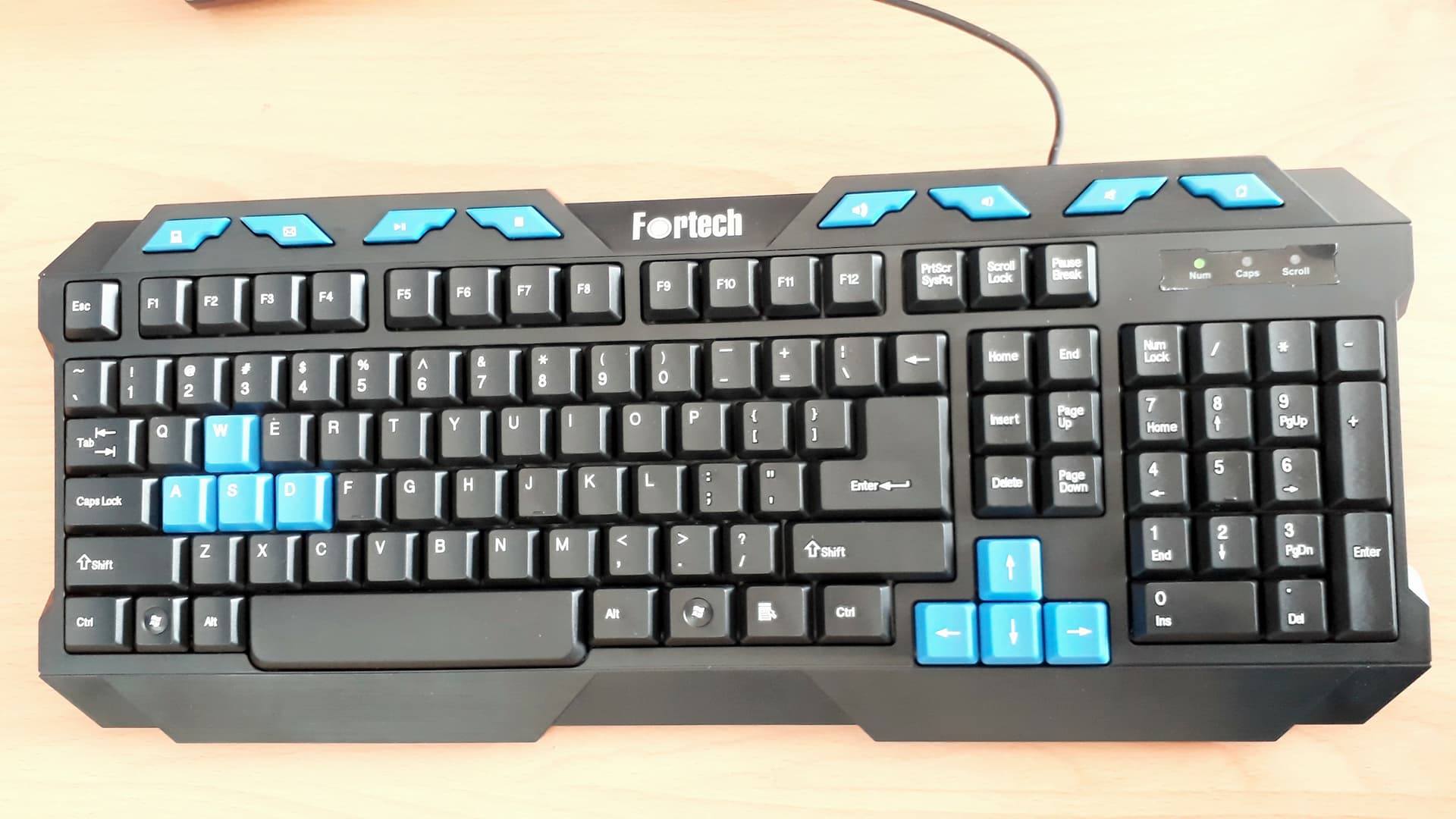 Bàn phím có dây  Fortech  KB 132 USB