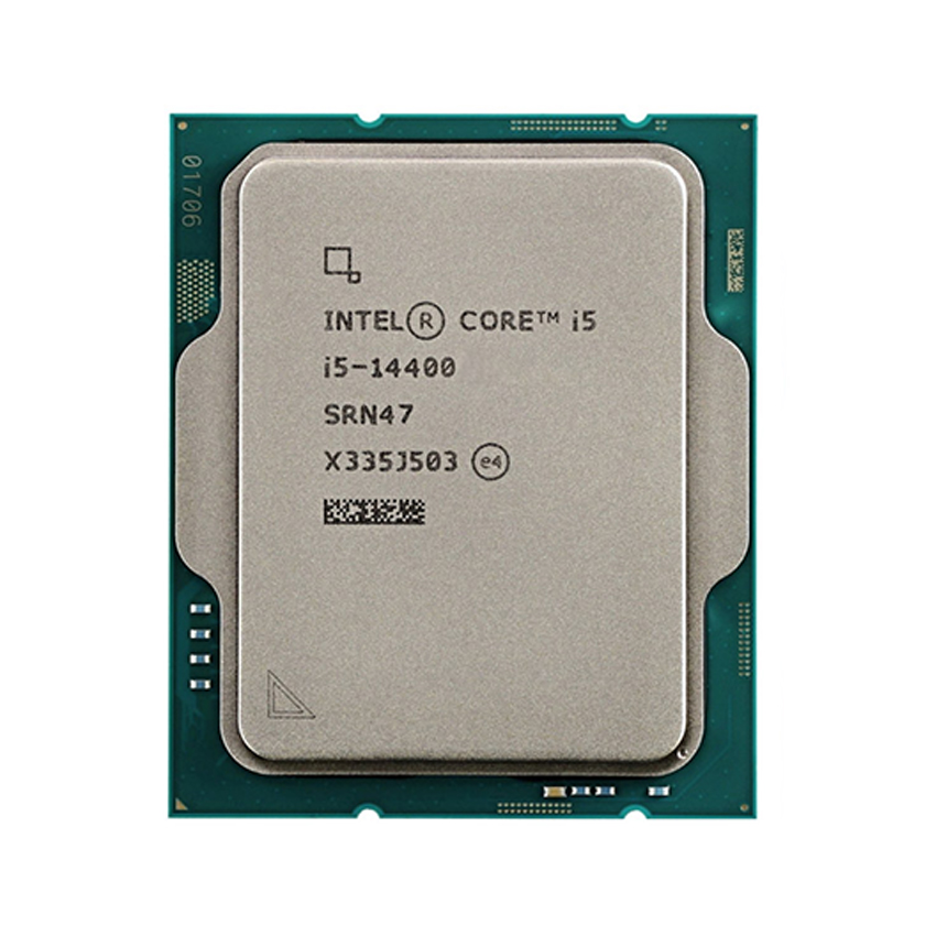 CPU Intel Core i5-14400 (UP TO 4.7GHZ, 10 NHÂN 16 LUỒNG, 20MB CACHE, 65W) - SOCKET INTEL LGA 1700/RAPTOR LAKE TRAY
