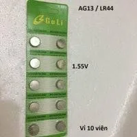 Pin Cúc Áo AG13 - 1.55V Dùng cho đồng hồ - máy tính - máy ảnh