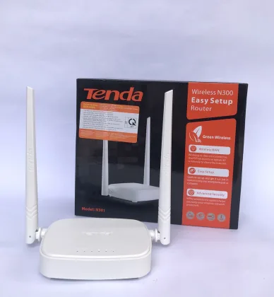 Bộ phát Wifi Tenda N301 / 300Mbps_ 3Port LAN (2 Râu)