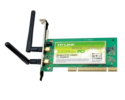 Card Wireless TP-Link WN851N 300Mbps PCI 16X Adapter
