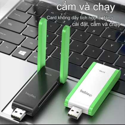 Bộ thu Wifi 2 râu 1400M 2.4-5G VK1401
