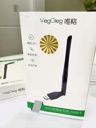Bộ Thu USB Wifi RTL-8818GU 150m 2.4G-5G VK150 Veggieg Hàng Chính Hãng