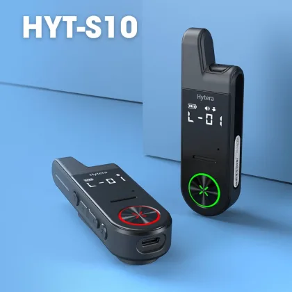 Bộ đàm cầm tay mini Hytera HYT-S10 (S1 Mini) màn hình HD, nút PTT, khoảng cách 10.000m2, pin 16 giờ