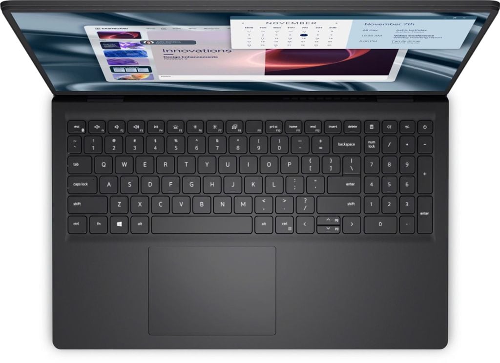 Máy Tính Xách Tay DELL PRO 15 ESSENTIAL PV15255, AMD RYZEN(TM) 5 7520U/ 8GB/ 512GB SSD/ 15.6 INCH FHD (1920 X 1080)/ US ENG KB/ REALTEK WI-FI+BT/ 65W/ UBUNTU/ Black NK